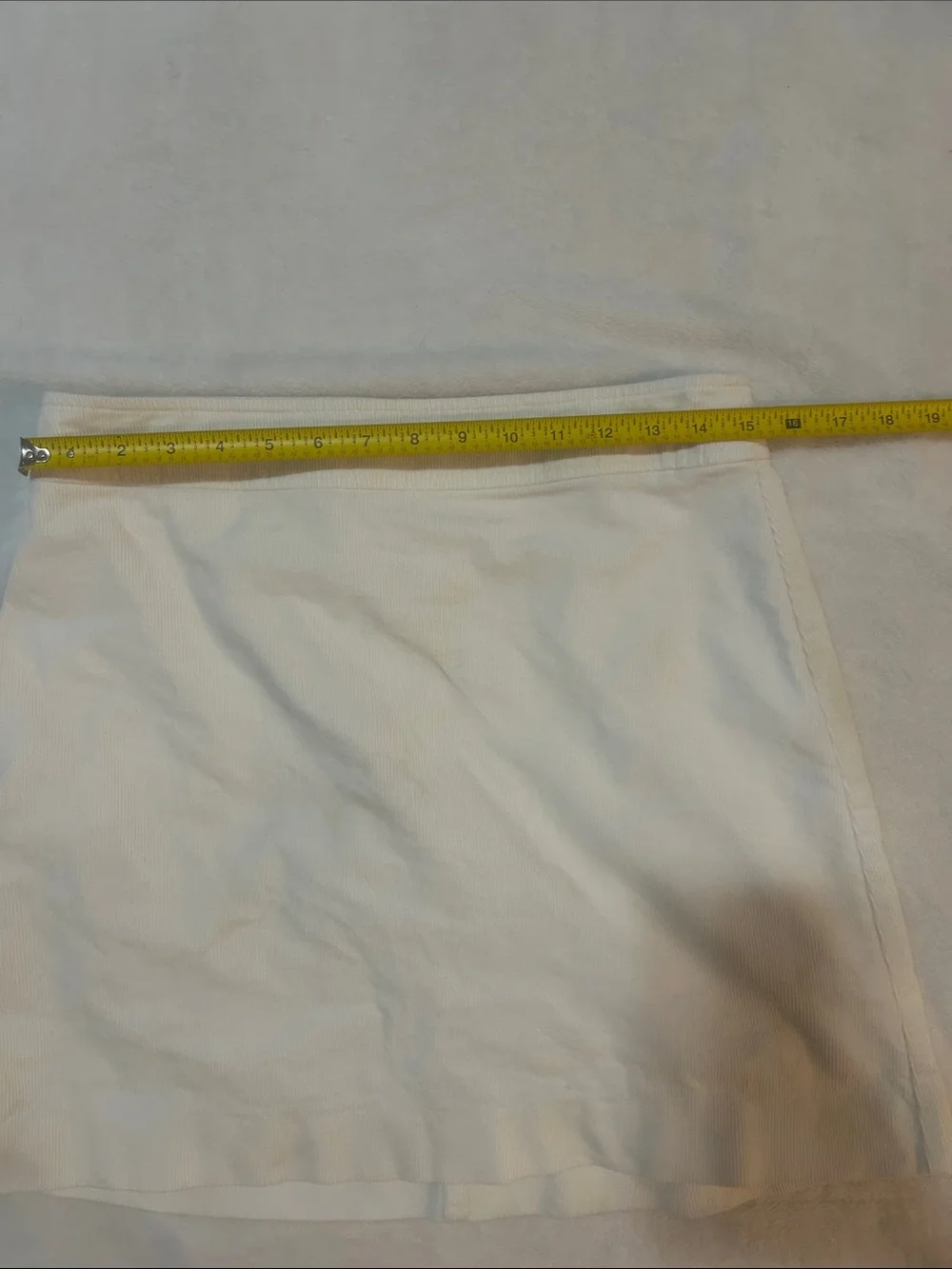 J. Crew Women’s Skirt White Corduroy - Size 6